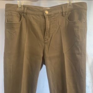 Loft Olive Skinny Jeans, Size 12